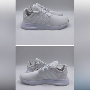 adidas ortholite bright white tennis shoes size 4